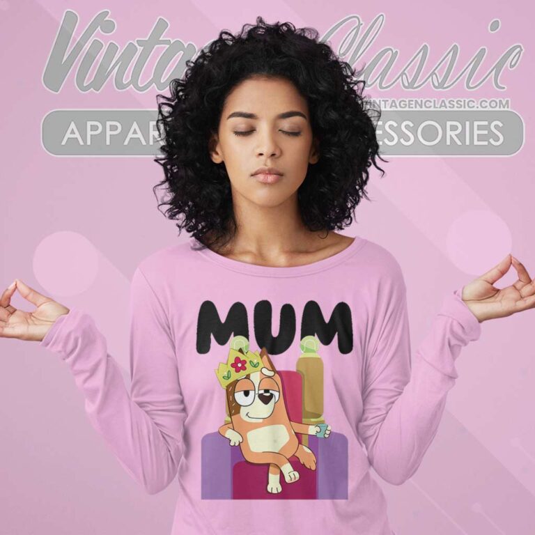 Bluey Chilli Mum Dogs Gift For Mom Long Sleeve Tee Bluey Chilli Mum Dogs Gift For Mom Long Sleeve Tee