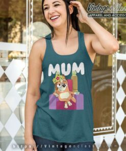 Bluey Chilli Mum Dogs Gift For Mom Tank Top Racerback