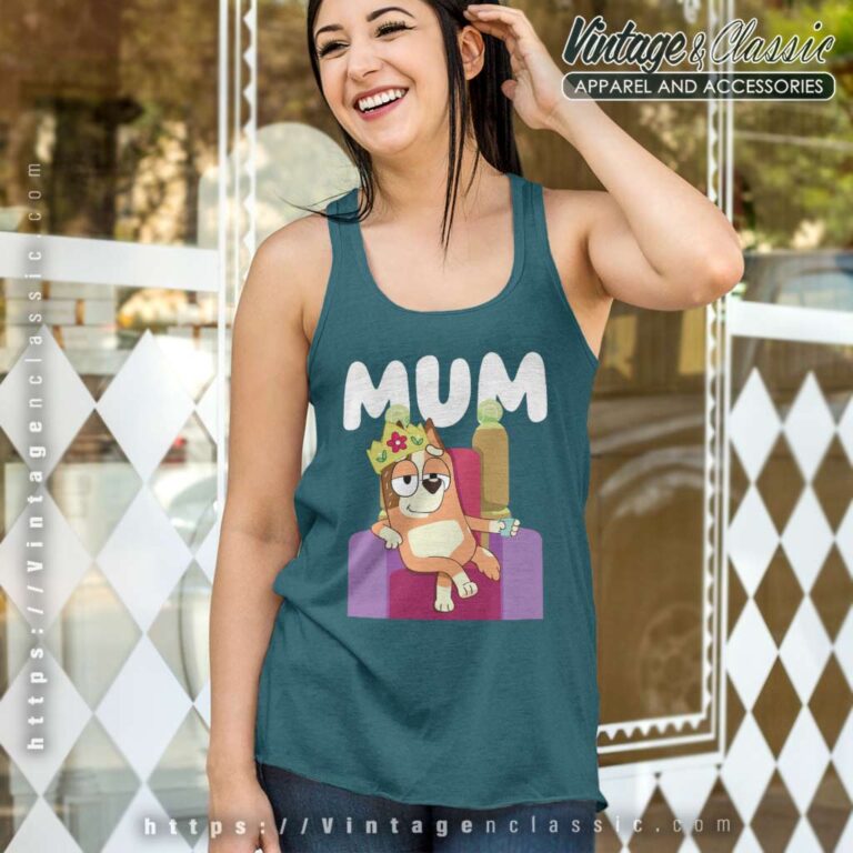 Bluey Chilli Mum Dogs Gift For Mom Tank Top Racerback Bluey Chilli Mum Dogs Gift For Mom Tank Top Racerback