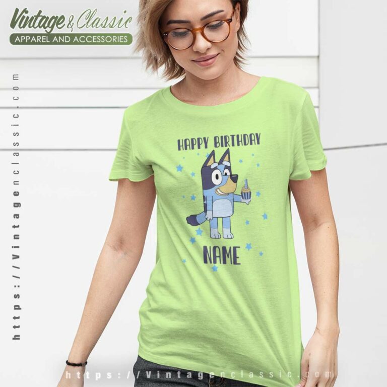 Bluey Custom Birthday T Shirt Bluey Custom Birthday T Shirt