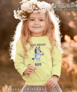 Bluey Custom Birthday kids Sweatshirt