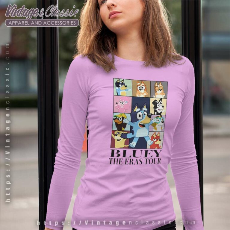 Bluey Eras Tour Shirt Bluey Friends Long Sleeve Tee Bluey Eras Tour Shirt Bluey Friends Long Sleeve Tee