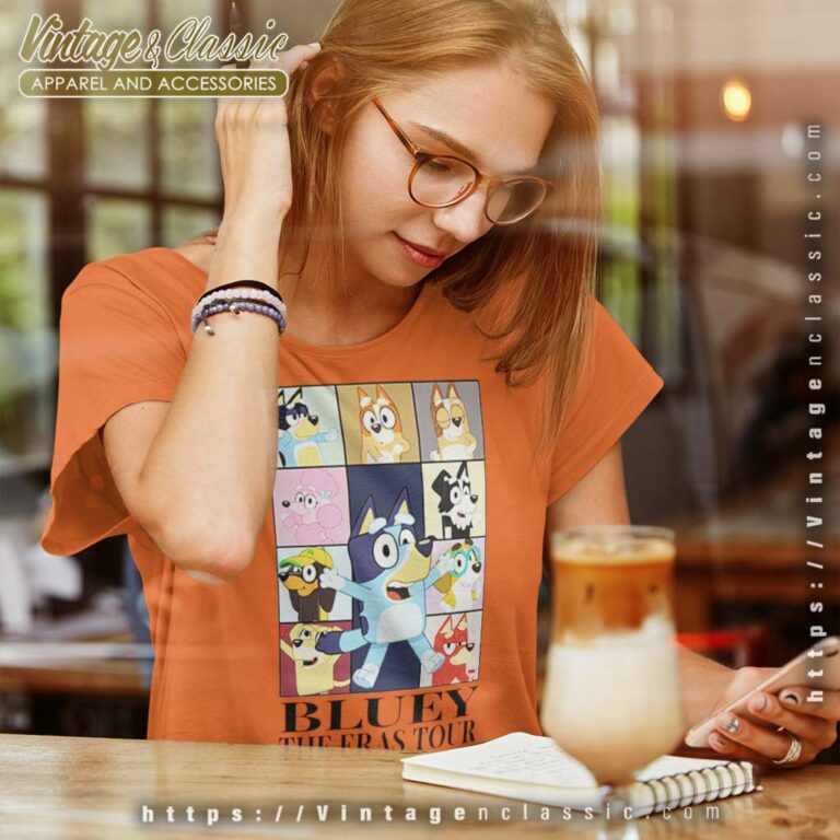 Bluey Eras Tour Shirt Bluey Friends Women TShirt Bluey Eras Tour Shirt Bluey Friends Women TShirt