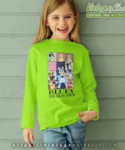 Bluey Eras Tour Shirt Bluey Friends kids Longsleeves