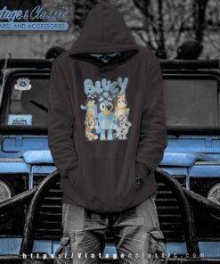 Bluey Family Bingo Match Hoodie