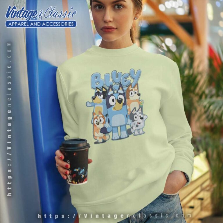 Bluey Family Bingo Match Sweatshirt Bluey Family Bingo Match Sweatshirt