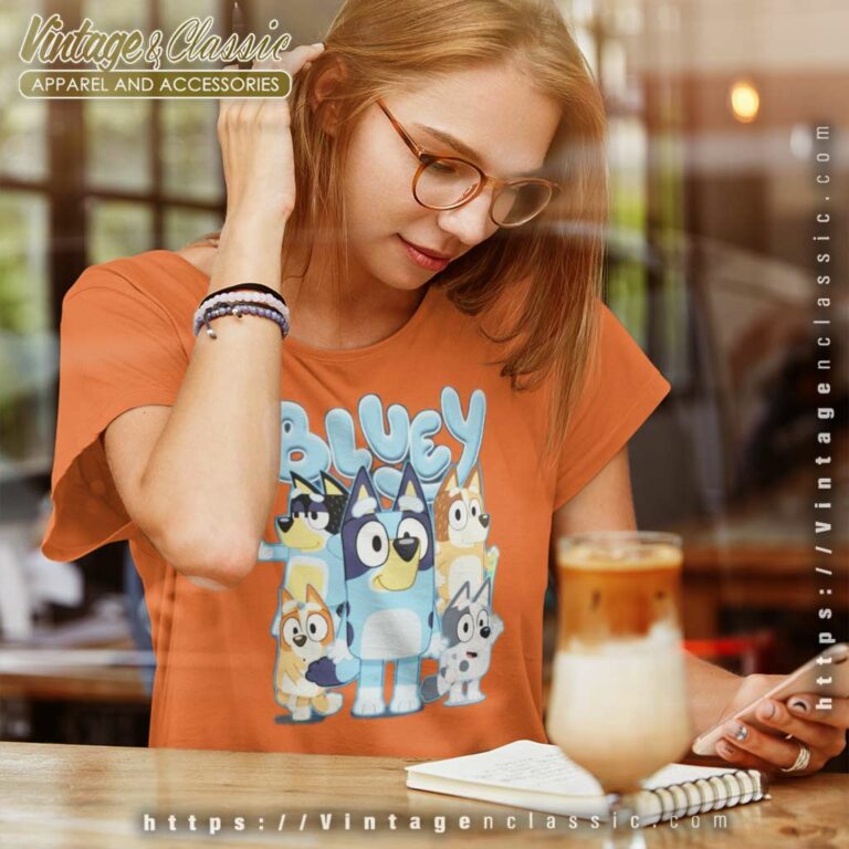 Bluey Family Bingo Match Women TShirt Bluey Family Bingo Match Women TShirt