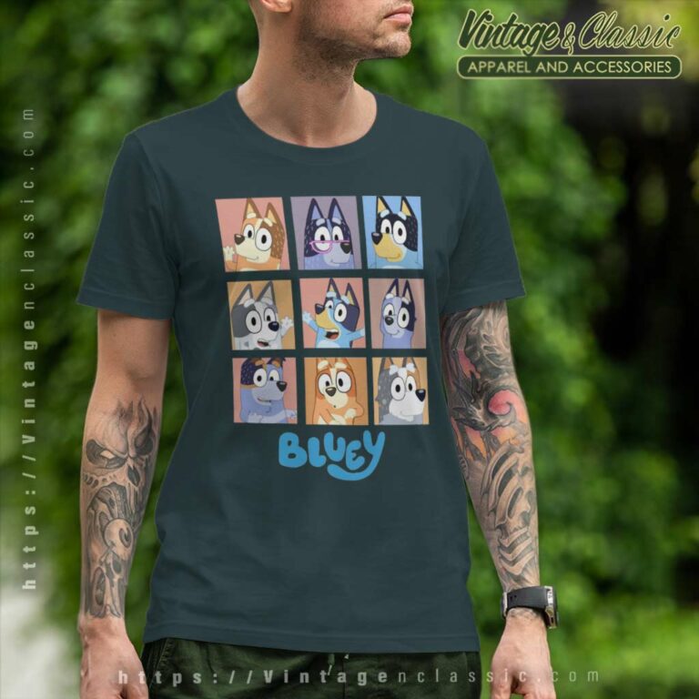 Bluey Family Halloween Shirt Gift For Blueys Fan T Shirt Bluey Family Halloween Shirt Gift For Blueys Fan T Shirt