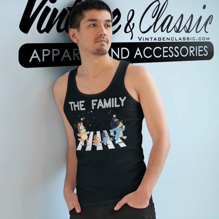 Bluey Family Shirt Bluey Bandit Chili Bingo Tank Top Racerback Bluey Family Shirt Bluey Bandit Chili Bingo Tank Top Racerback