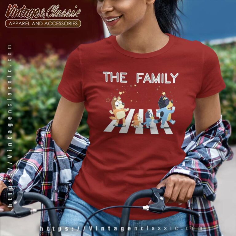 Bluey Family Shirt Bluey Bandit Chili Bingo Women TShirt Bluey Family Shirt Bluey Bandit Chili Bingo Women TShirt