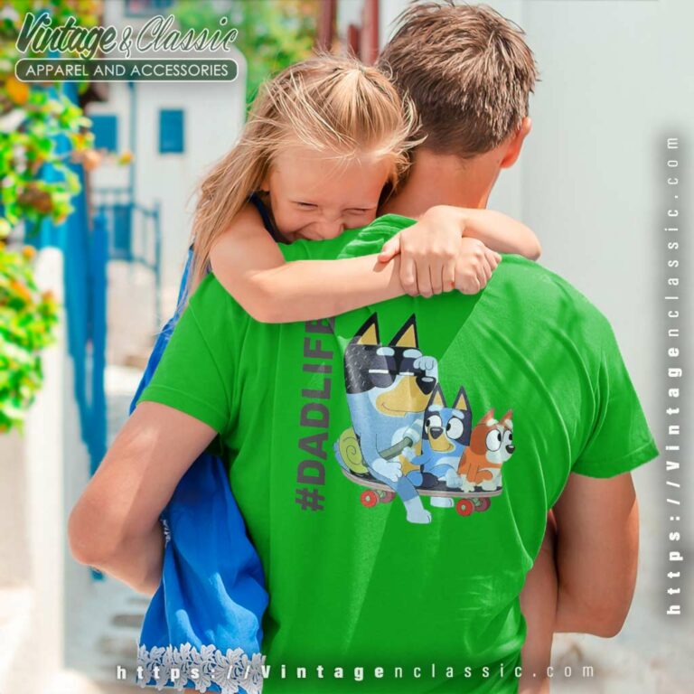 Bluey Father Dad Life Bandit Shirt Bluey Tshirt Bluey Father Dad Life Bandit Shirt Bluey Tshirt