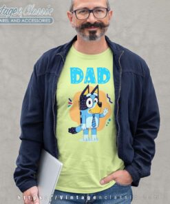 Bluey Fathers Day Gift For Dad Longsleeves