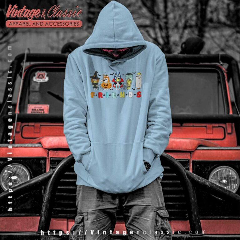 Bluey Friends Halloween Shirt Bluey Halloween Long Sleeve Tee Bluey Friends Halloween Shirt Bluey Halloween Long Sleeve Tee