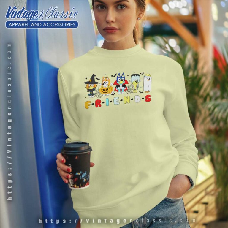 Bluey Friends Halloween Shirt Bluey Halloween Sweatshirt Bluey Friends Halloween Shirt Bluey Halloween Sweatshirt