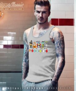 Bluey Friends Halloween Shirt Bluey Halloween Tank Top Racerback