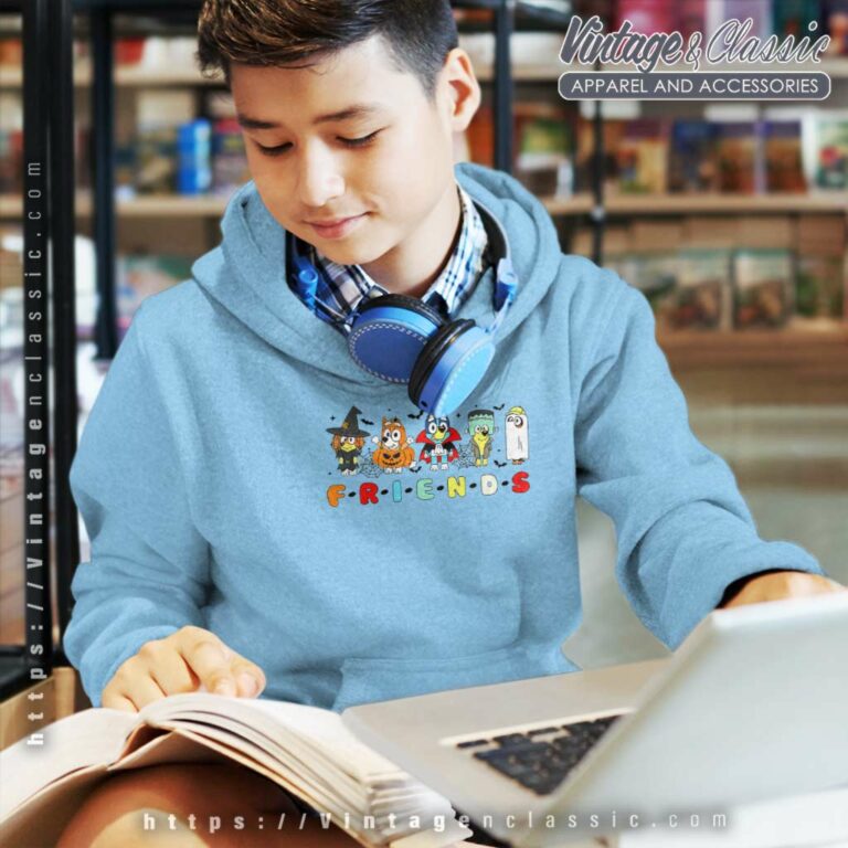 Bluey Friends Halloween Shirt Bluey Halloween kids Hoodie Bluey Friends Halloween Shirt Bluey Halloween kids Hoodie