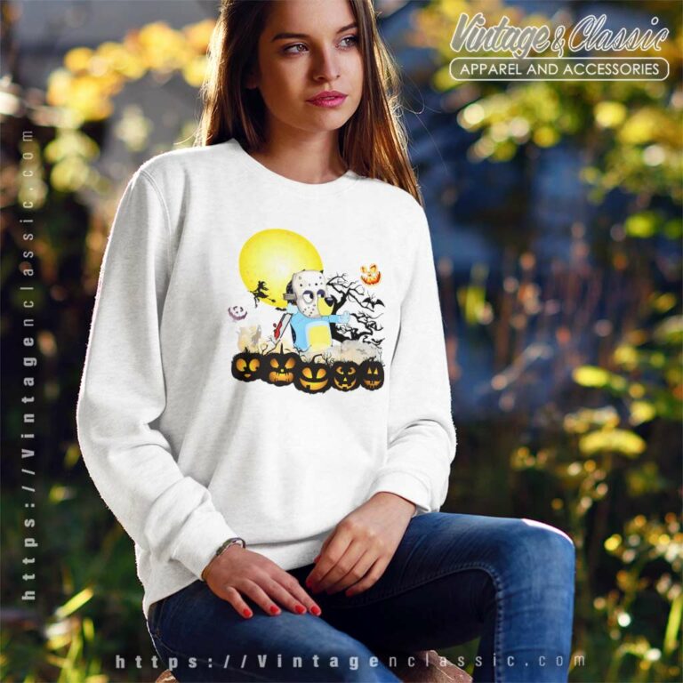 Bandit Bluey Halloween Shirt Michael Myers Funny Sweatshirt Bandit Bluey Halloween Shirt Michael Myers Funny Sweatshirt