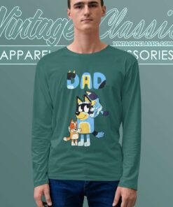 Bluey Gift For Dad, Bluey Fathers Day Longsleeve