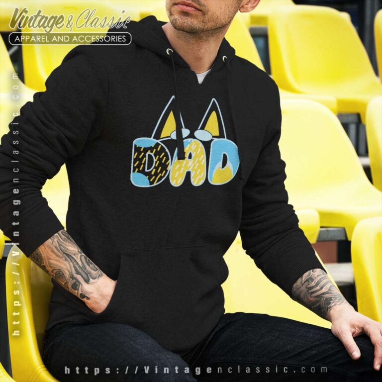 Bluey Gift For Dad, Dad Bluey Bingo Hoodie Bluey Gift For Dad, Dad Bluey Bingo Hoodie