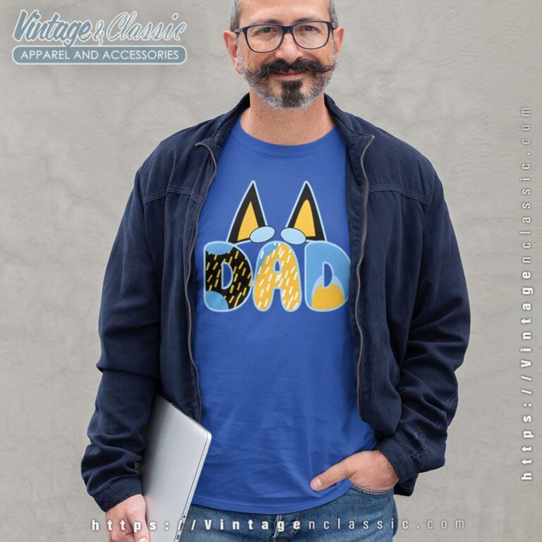 Bluey Gift For Dad, Dad Bluey Bingo Longsleeve Bluey Gift For Dad, Dad Bluey Bingo Longsleeve