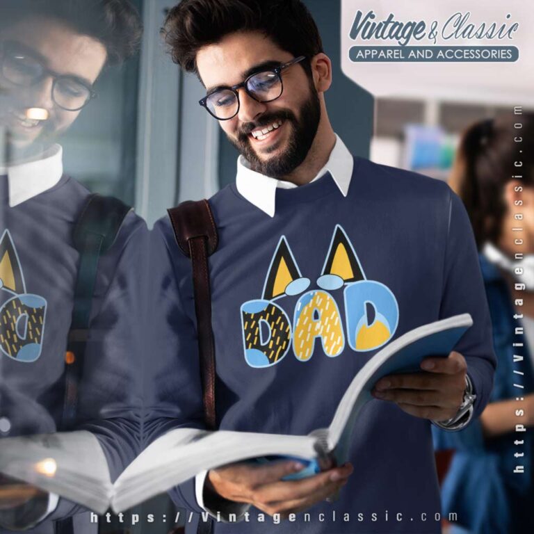 Bluey Gift For Dad, Dad Bluey Bingo Longsleeve Bluey Gift For Dad, Dad Bluey Bingo Longsleeve