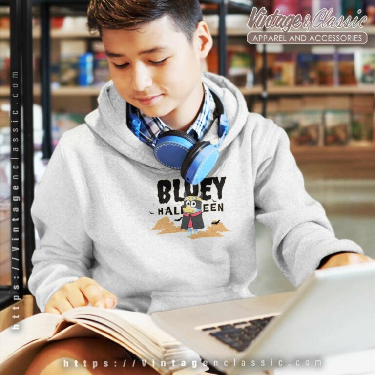 Bluey Halloween Scary Spooky Funny Halloween kids Hoodie Bluey Halloween Scary Spooky Funny Halloween kids Hoodie