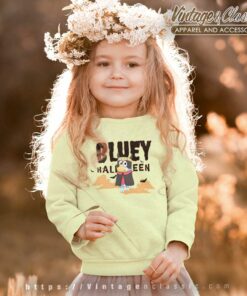 Bluey Halloween Scary Spooky Funny Halloween kids Sweatshirt
