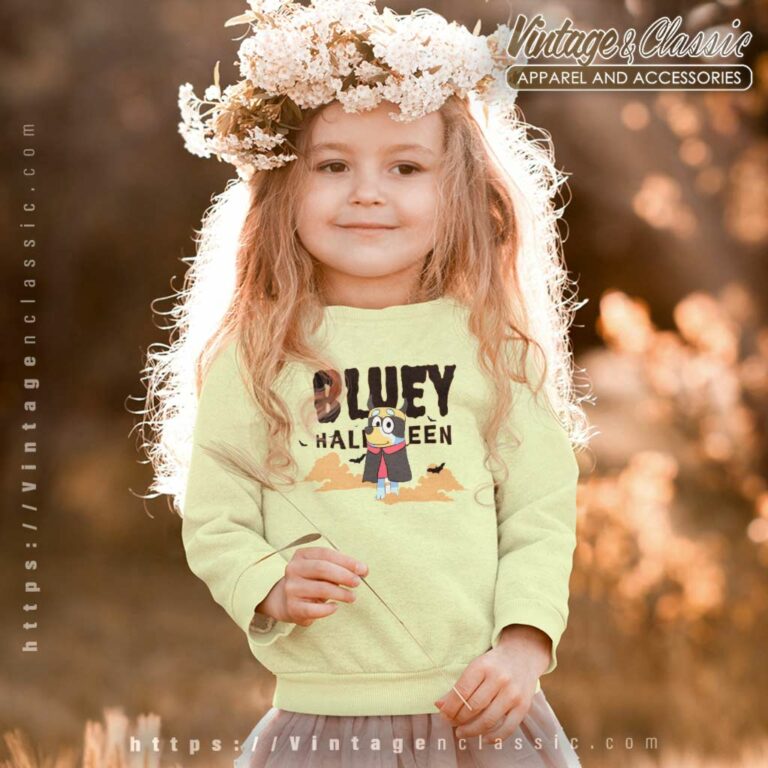 Bluey Halloween Scary Spooky Funny Halloween kids Sweatshirt Bluey Halloween Scary Spooky Funny Halloween kids Sweatshirt