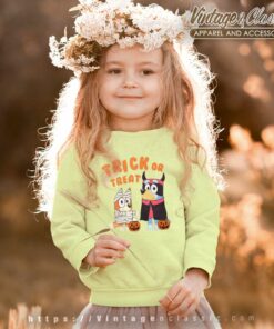 Bluey Halloween Shirt Bluey Bingo Halloween kids Sweatshirt