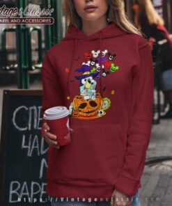 Bluey Halloween Shirt Bluey Mickey Pumpkin Hoodie