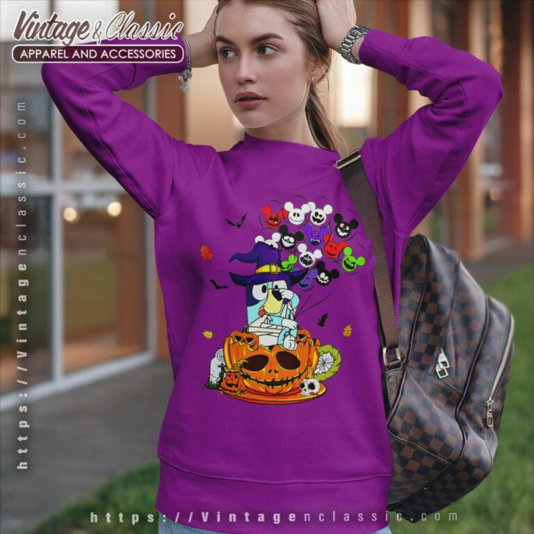 Bluey Halloween Shirt Bluey Mickey Pumpkin Sweatshirt Bluey Halloween Shirt Bluey Mickey Pumpkin Sweatshirt
