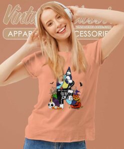 Bluey Halloween Shirt Bluey Skeleton Women TShirt