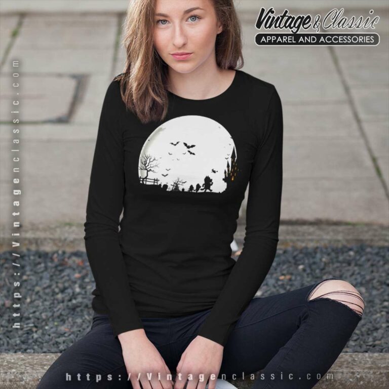 Bluey Halloween Shirt Bluey Walk In The Night Long Sleeve Tee Bluey Halloween Shirt Bluey Walk In The Night Long Sleeve Tee