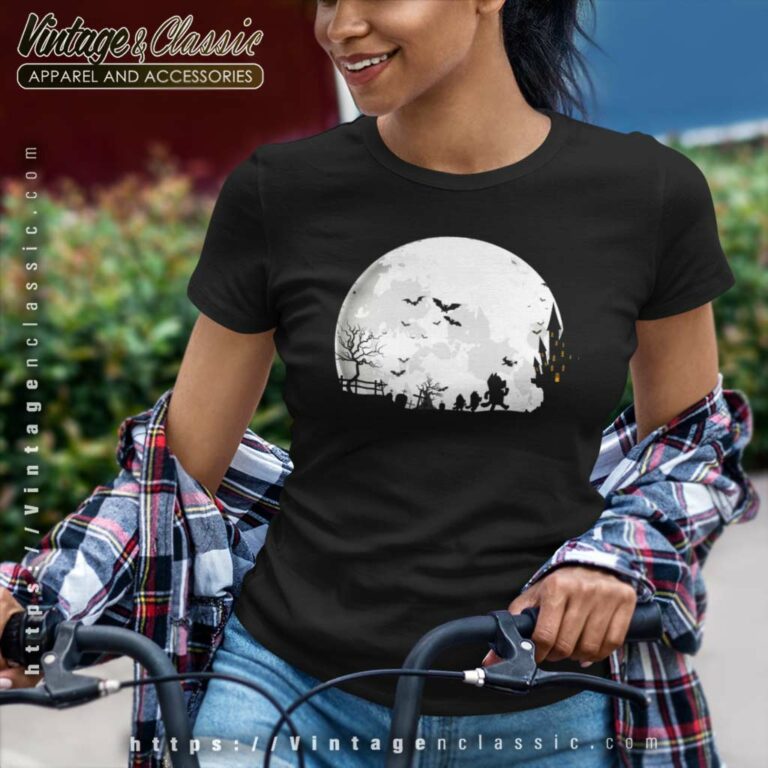 Bluey Halloween Shirt Bluey Walk In The Night Women TShirt Bluey Halloween Shirt Bluey Walk In The Night Women TShirt