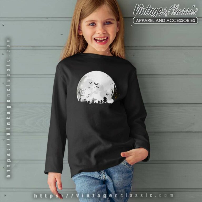 Bluey Halloween Shirt Bluey Walk In The Night kids Longsleeves Bluey Halloween Shirt Bluey Walk In The Night kids Longsleeves