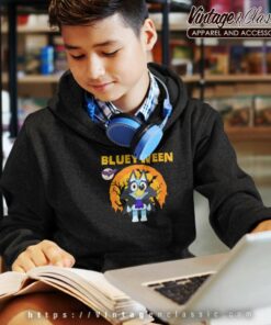Bluey Halloween Shirt Blueyween Halloween kids Hoodie