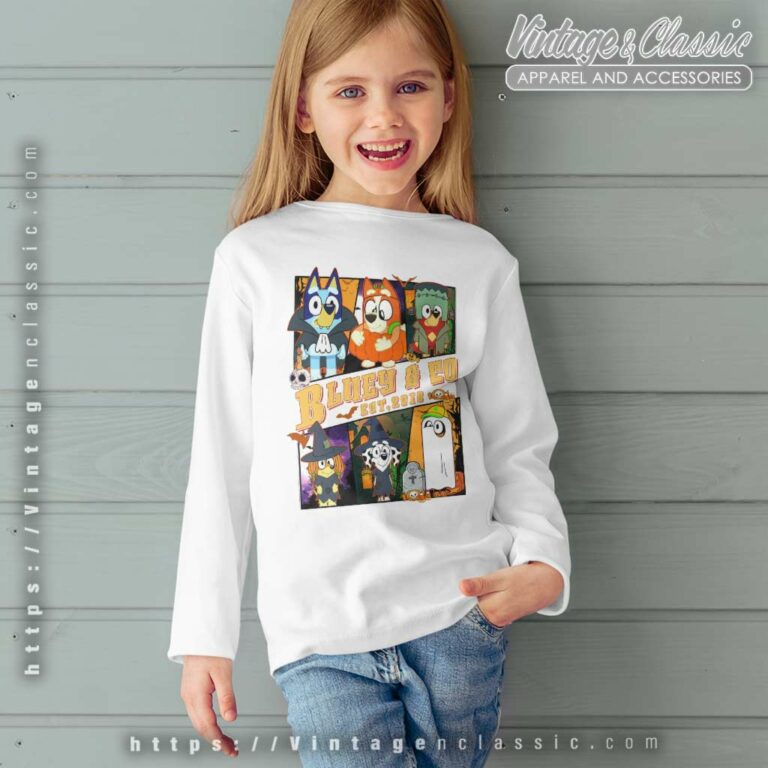 Bluey Halloween Shirt Bluey Est 2018 kids Longsleeves Bluey Halloween Shirt Bluey Est 2018 kids Longsleeves