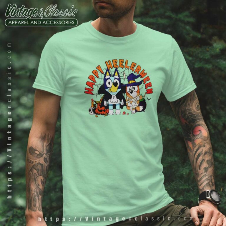 Bluey Halloween Shirt Happy Heelerween T Shirt Bluey Halloween Shirt Happy Heelerween T Shirt