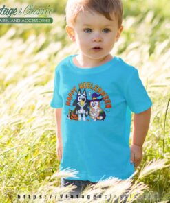 Bluey Halloween Shirt Happy Heelerween kids Tshirt