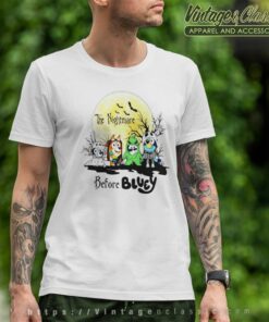 Bluey Halloween Shirt The Nightmare Before T Shirt