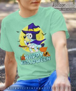 Bluey Happy Halloween Shirt Bluey Witch T Shirt