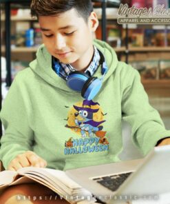 Bluey Happy Halloween Shirt Bluey Witch kids Hoodies