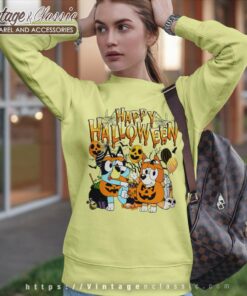 Bluey Happy Halloween Shirt Gift For Blueys Fan Sweatshirt
