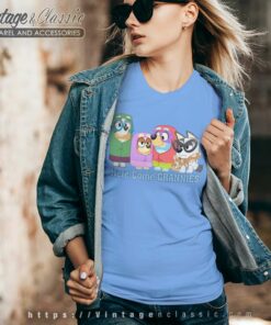 Bluey Here Come Grannies Shirt Gift For Mother V Neck TShirt