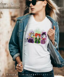 Bluey Hocus Pocus Halloween Shirt Bluey Halloween V Neck TShirt