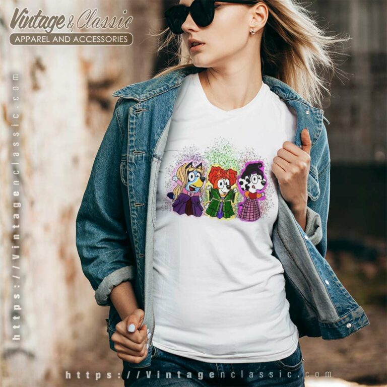 Bluey Hocus Pocus Halloween Shirt Bluey Halloween V Neck TShirt Bluey Hocus Pocus Halloween Shirt Bluey Halloween V Neck TShirt