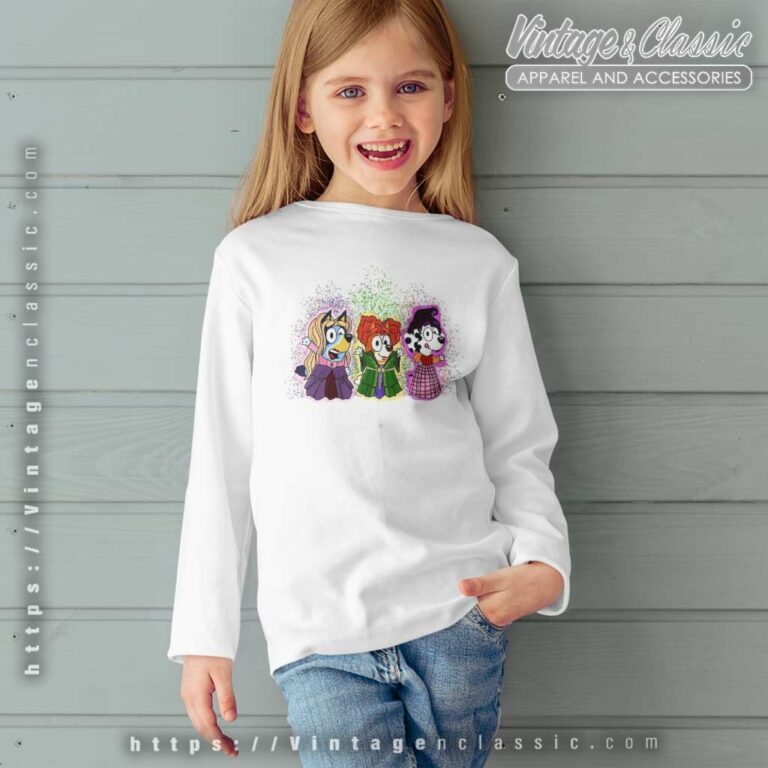 Bluey Hocus Pocus Halloween Shirt Bluey Halloween kids Longsleeves Bluey Hocus Pocus Halloween Shirt Bluey Halloween kids Longsleeves