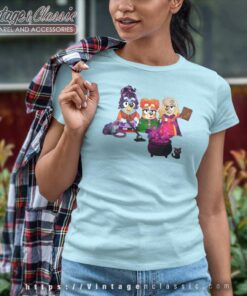 Bluey Hocus Pocus Shirt Bluey Halloween Women TShirt