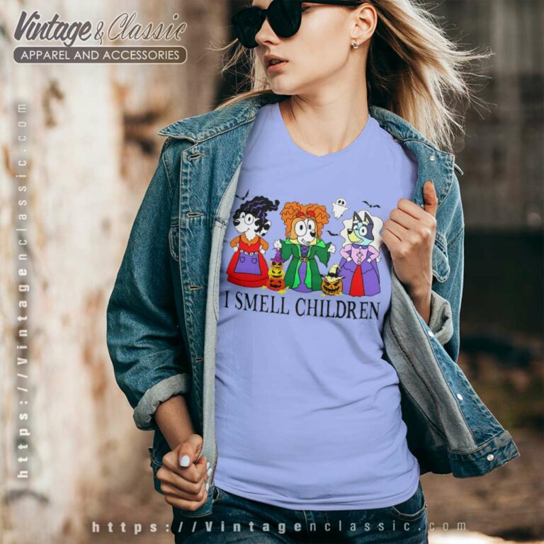 Bluey Hocus Pocus Shirt Bluey I Smell Children Halloween V Neck TShirt Bluey Hocus Pocus Shirt Bluey I Smell Children Halloween V Neck TShirt