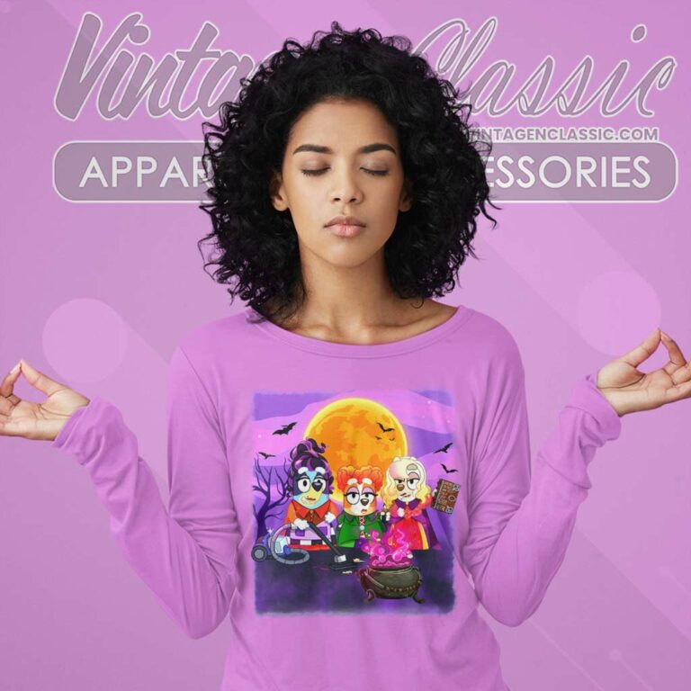 Bluey Hocus Pocus Shirt Bluey Witches Long Sleeve Tee Bluey Hocus Pocus Shirt Bluey Witches Long Sleeve Tee